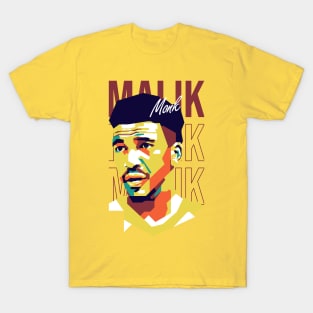 Malik Monk on WPAP Art 1 T-Shirt